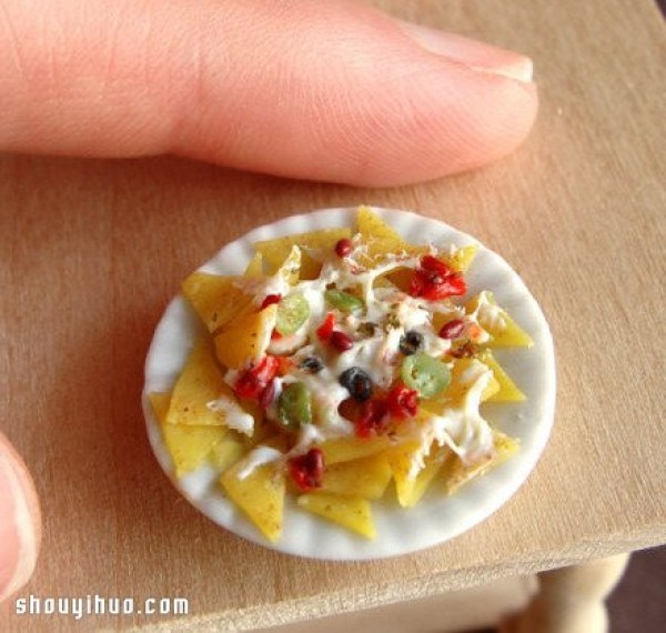 Super mini and ultra-exquisite polymer clay food model