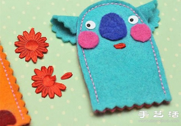 Super cute handmade puppet making tutorial with finger puppet making illustrations