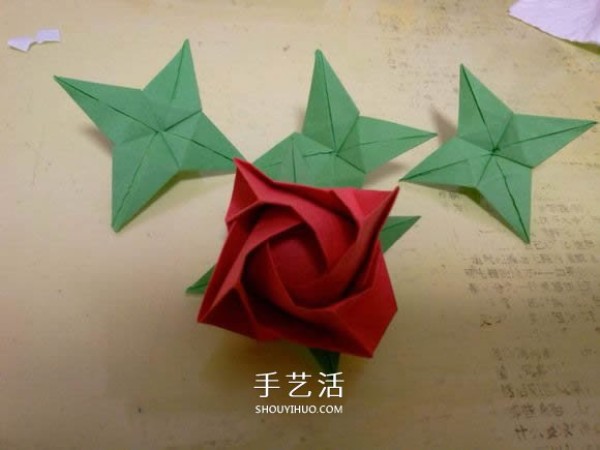 How to fold LS roses with illustrations and how to fold LS roses by hand step by step