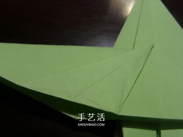 Handmade Crane Dance Origami Illustrated Tutorial: The folding process of three-dimensional paper cranes