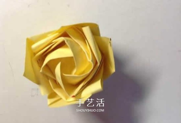 The original folding method of Weiwei Rose, detailed origami rose process steps