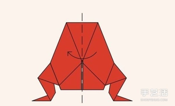 Santa origami step-by-step tutorial, origami Santa tutorial