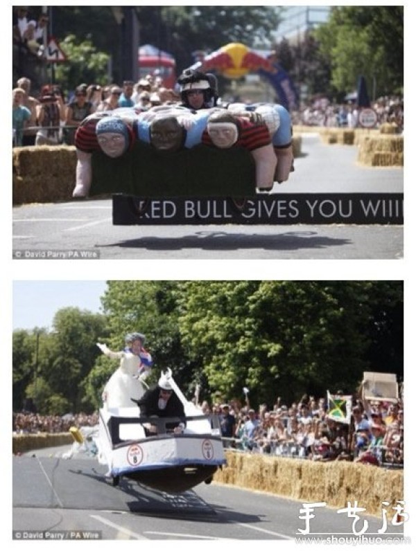 Londons soapbox racing competition, British creativity is unparalleled! 