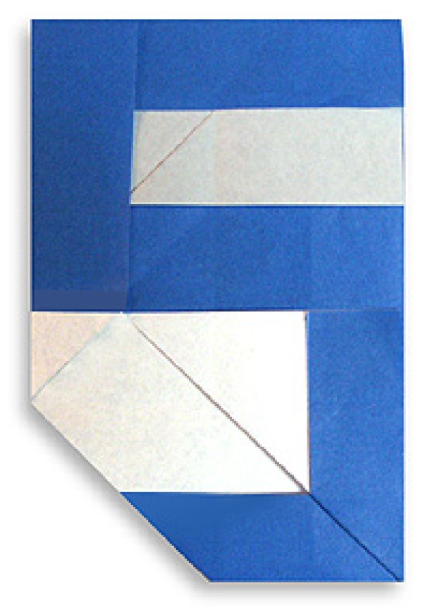 Arabic numeral origami works and methods