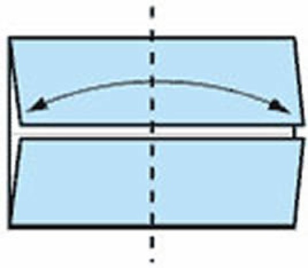 The folding method of a simple square paper box can be used as a garbage box