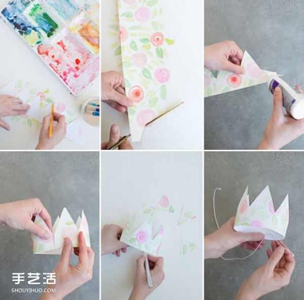 How to make a birthday crown with illustrations and illustrations for toddlers