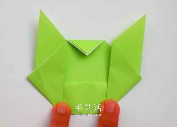 Simple Pikachu origami tutorial how to fold Pikachu with illustrations