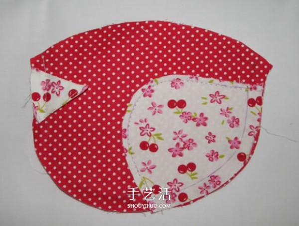 Bird Zipper Bag Making Tutorial: Fabric Zipper Bag Making Illustration