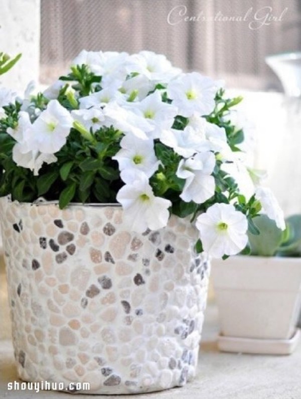 Discarded metal barrels and iron barrels DIY handmade pastoral style flowerpot tutorial