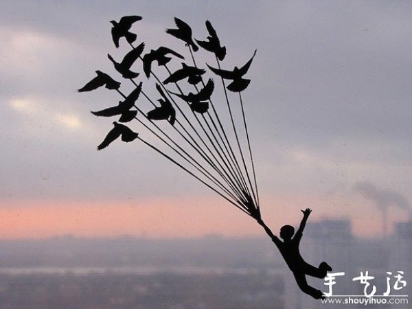 Creative paper-cut works by Ukrainian artists