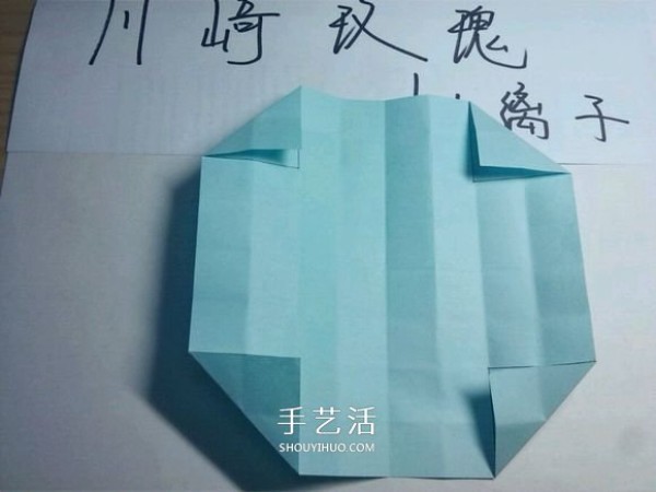 Teach you folding step by step! Detailed illustration of Kawasaki rose origami process