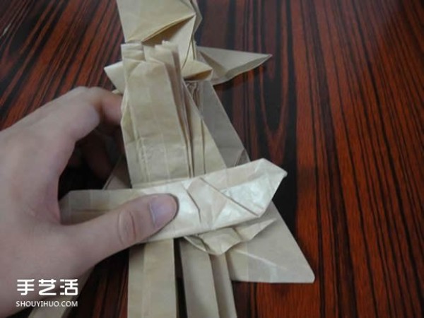 Shagugan no Shana origami illustration anime character Shana origami tutorial