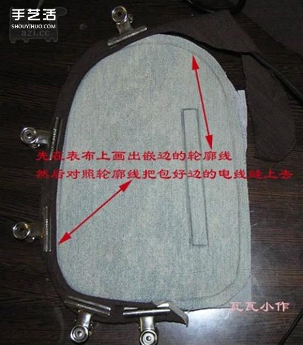 Chest bag hand-making tutorial, method of making a homemade practical cloth bag