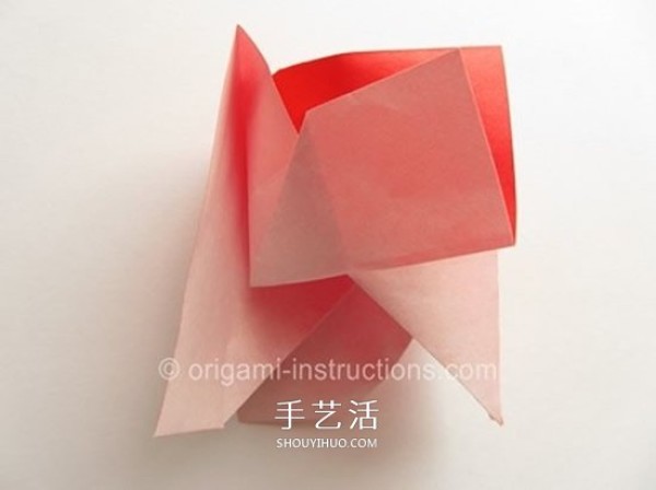 Kawasaki Rose Folding Tutorial Kawasaki Rose Improved Origami Illustrations