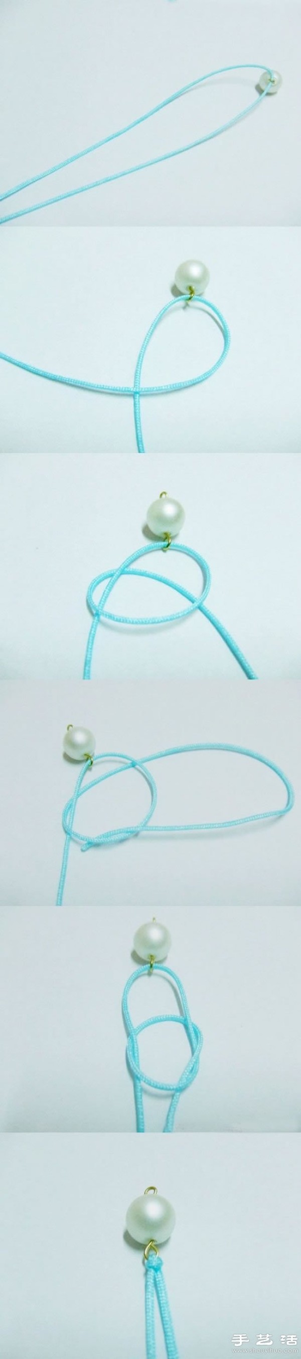 Easy-to-learn handmade tutorial for small fresh bracelets