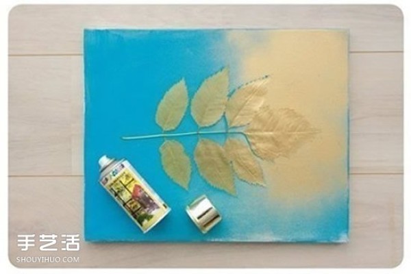 Tutorial on simple decorative paintings, DIY pictures, hand-made decorative paintings