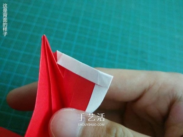 Illustrated tutorial on how to fold the Christmas crane How to fold the Christmas crane