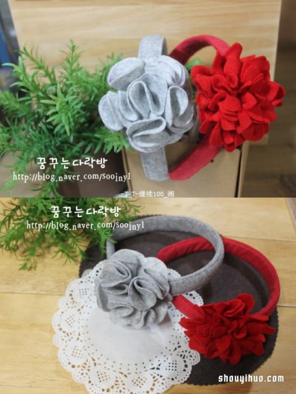 Four types of fabric headbands, DIY tutorials for bow-knot flower decorations, you can choose