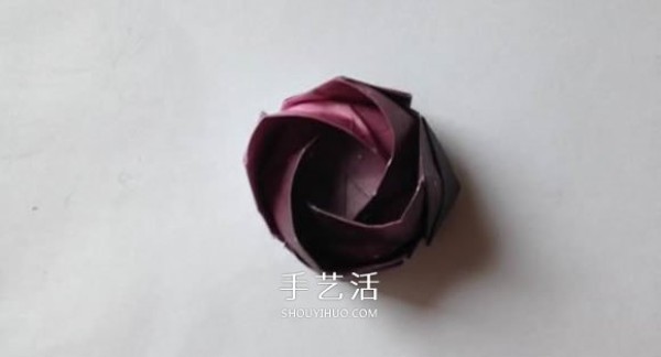 The classic folding method of Kawasaki rose, how to fold Kawasaki rose tutorial