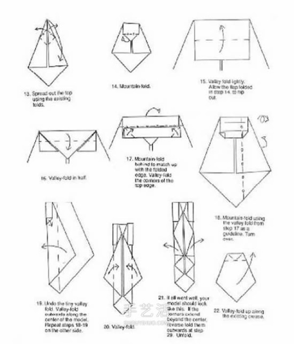 The simple illustration of how to fold a matchbox can be opened and closed very realistically