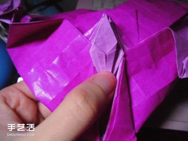 Die Lianhua Love Origami Illustration of Creative Love Origami Step by Step