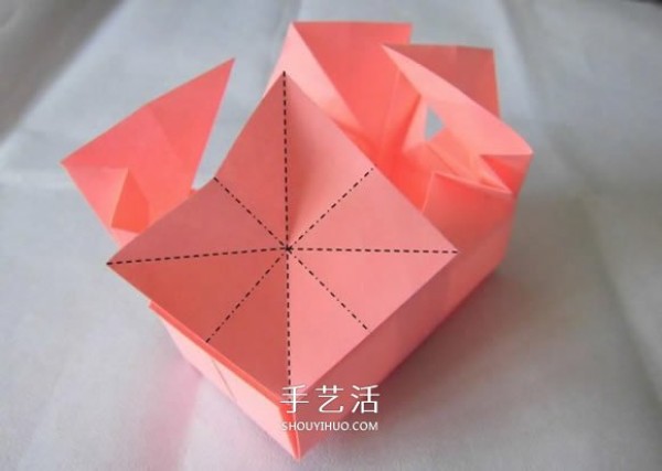 How to fold a lily tissue box and how to fold a tissue box with flowers and how to fold it