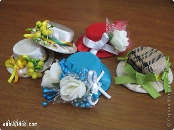 Plastic bottle caps DIY handmade beautiful womens hat trinkets