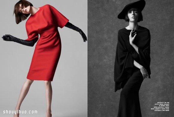 Pose Queen Canadian supermodel Coco Rocha fashion photo