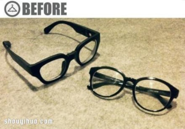 Black-framed glasses frame, little makeover, DIY fashionable and personalized new glasses