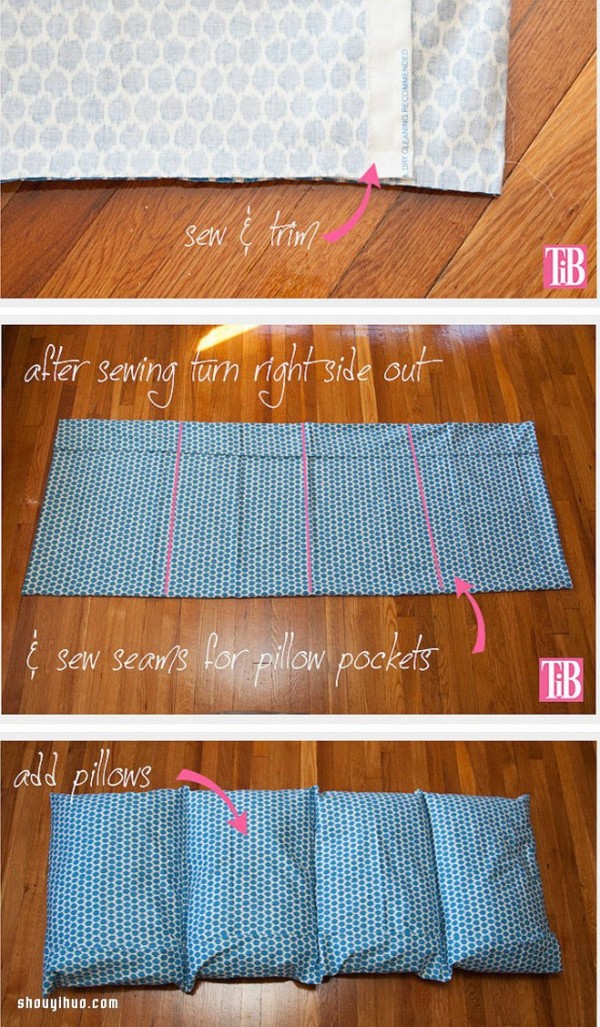 Long fabric lazy sofa DIY can lie flat or lean on