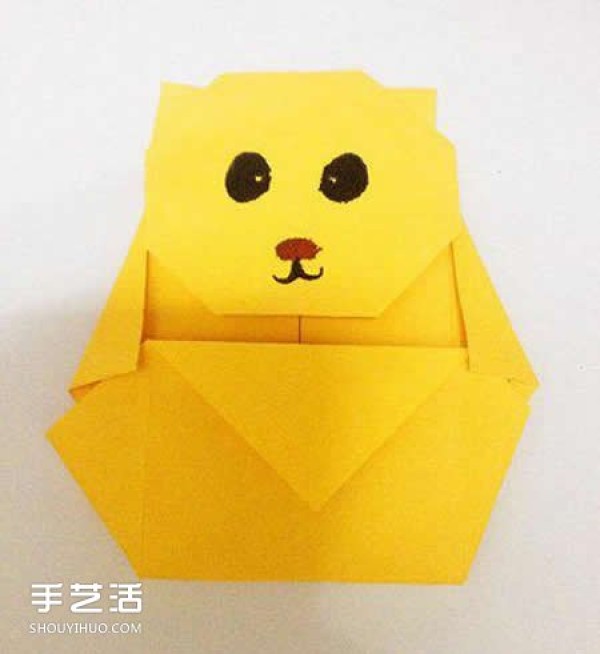 Bear Origami Illustrated Tutorial: Steps to Fold the Lovely Little Bear