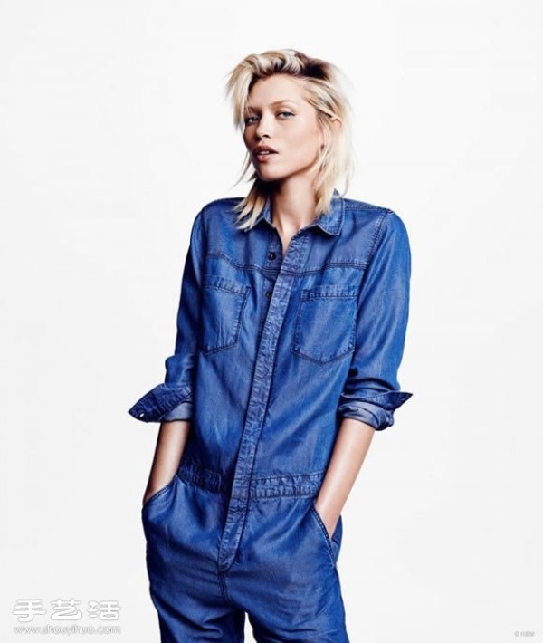 Swedish fashion brand H&M launches "second-hand remade" denim series