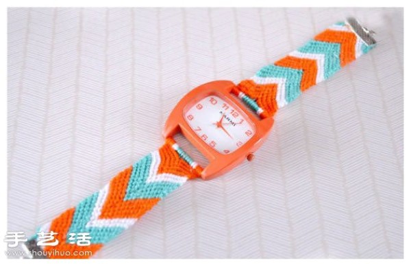 Wool hand-knitted small fresh watch wristband