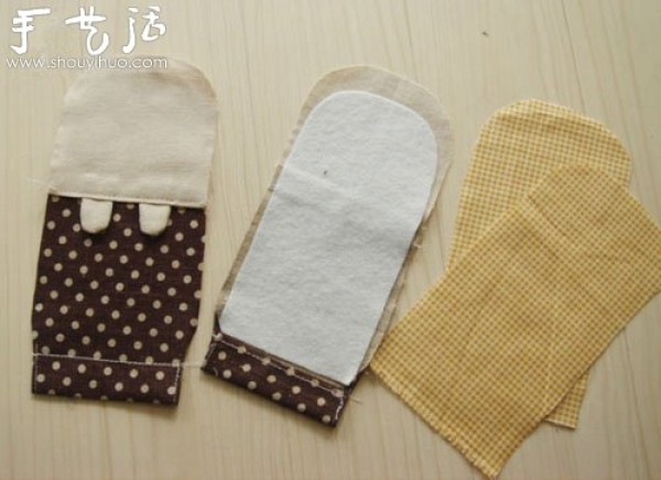 DIY cute patchwork mobile phone bag patchwork mobile phone bag production method