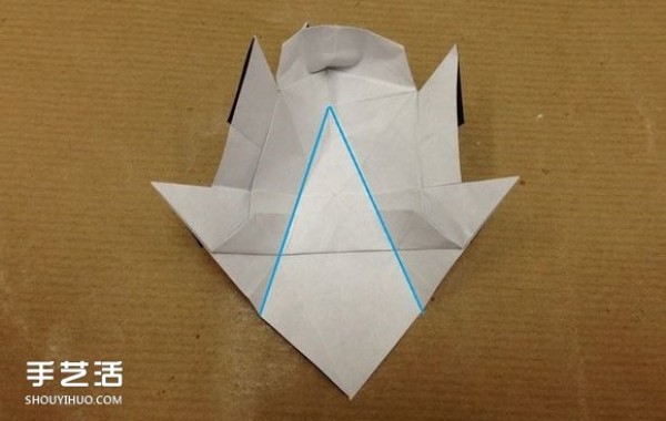 Small animal origami step-by-step diagram, using paper to fold small animals, illustrated method