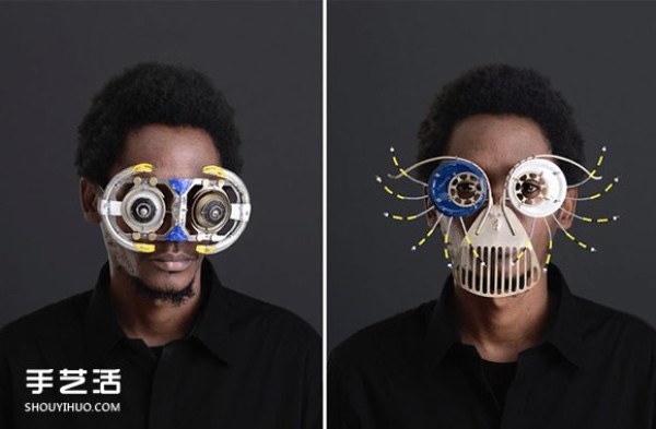 Its so avant-garde that its dazzling! See the discarded glasses of Kenyan artist