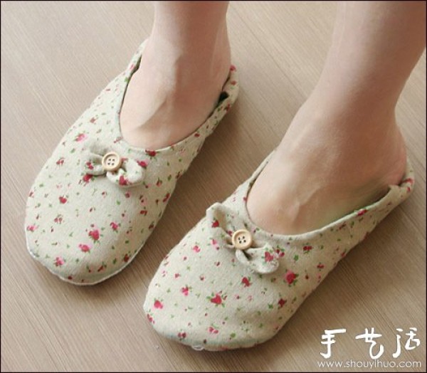 Beautiful and warm home handmade cloth shoes