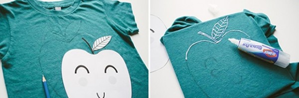 Moms hand-painted T-shirt DIY, a loving gift for her lovely son