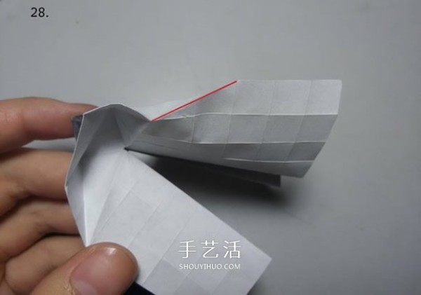 A detailed step-by-step diagram of origami butterflies and a diagram of how to fold a hand-made cabbage pink butterfly