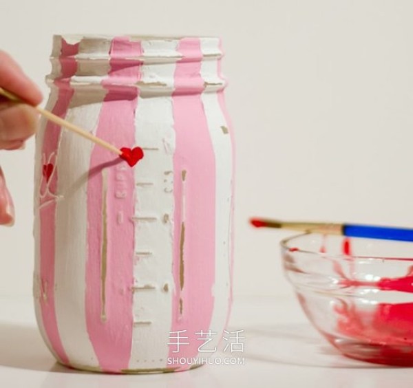 15 Charming Valentines Day Glass Jar Gift DIY Tutorial