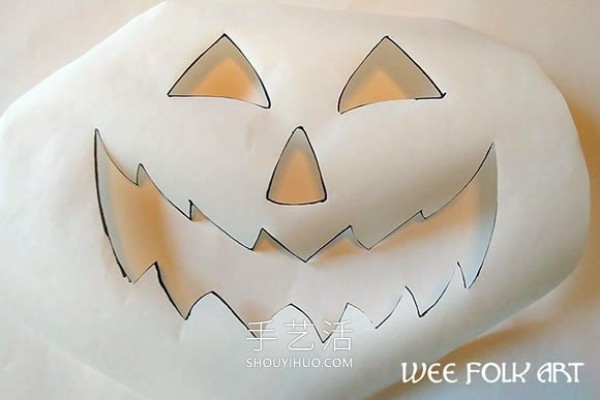 Illustrated tutorial on how to make your own Halloween Pumpkin T-shirt