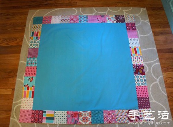 Beautiful patchwork tablecloth DIY tutorial