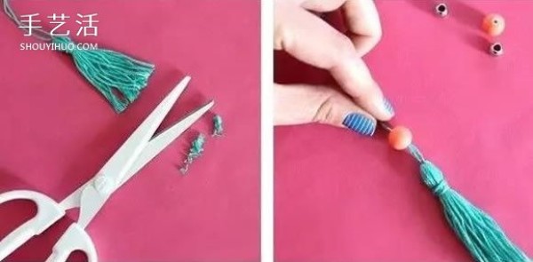 How to make tassels and tassels, illustrations of how to make tassels by hand