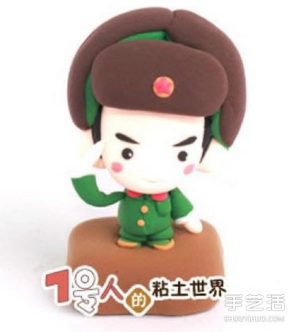 Clay Lei Feng Doll Handmade Q Version Uncle Lei Feng Clay DIY