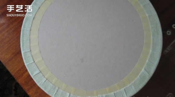 How to make a round cloth box tutorial round fabric storage box DIY diagram