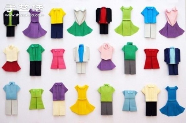 Beautiful Origami Clothes Illustrated Tutorials