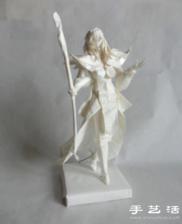 Awesome Origami Cartoon Female Mage Handmade Tutorial