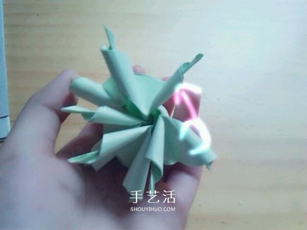 Detailed Versailles Flower Ball Tutorial Handmade Origami Versailles Flower Ball Illustration