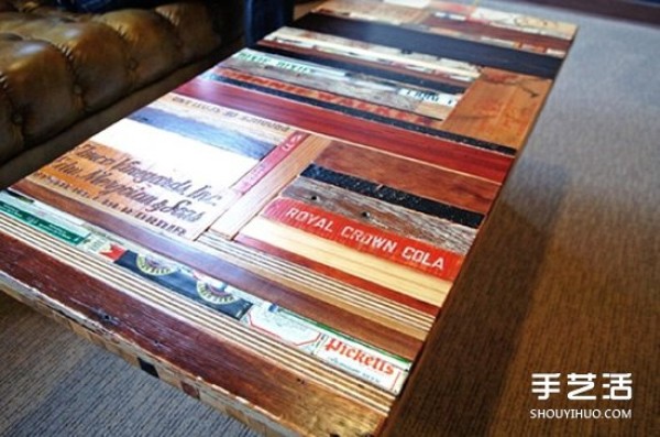 How to renovate waste materials into a table and use waste materials to DIY a table picture