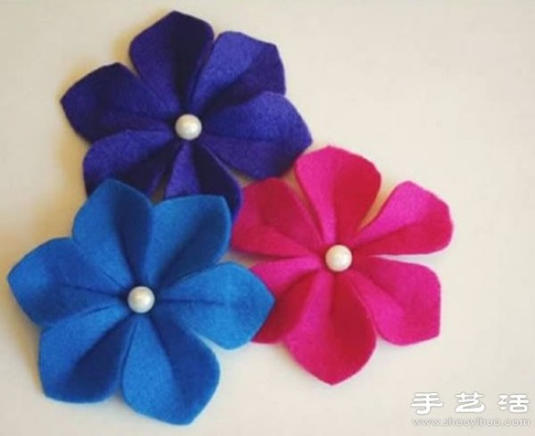 Non-woven felt cloth DIY handmade beautiful flower decoration